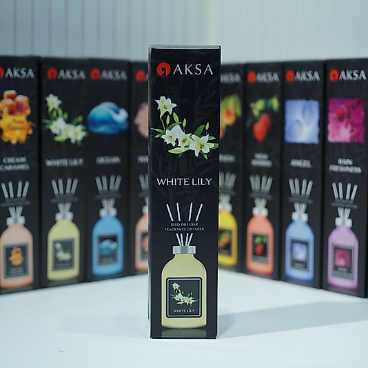 Aksa White Lily Beyaz Zambaklar Çubuklu Oda Kokusu