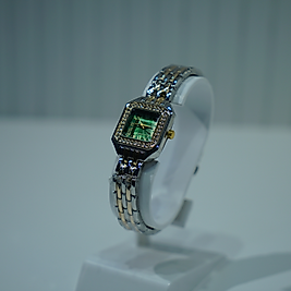 Kadın Kol Saati Gold Gümüş Taş Detaylı